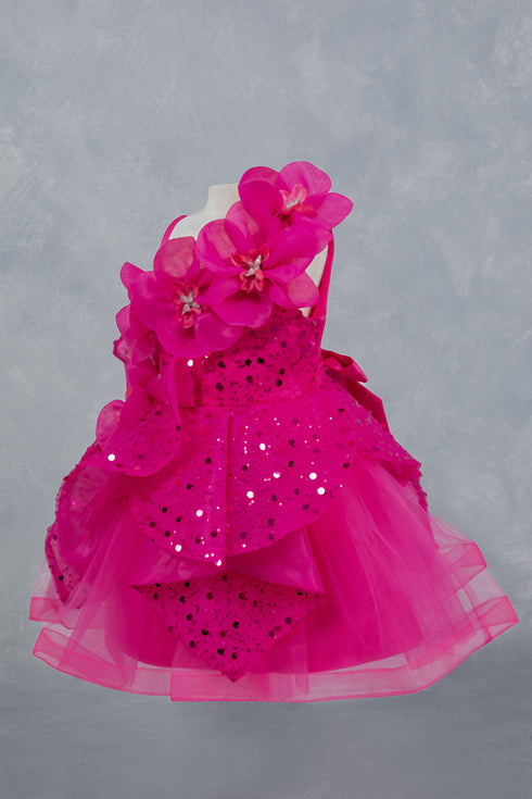 Little Fashionistas Baby Girl Gown 3-24 Months